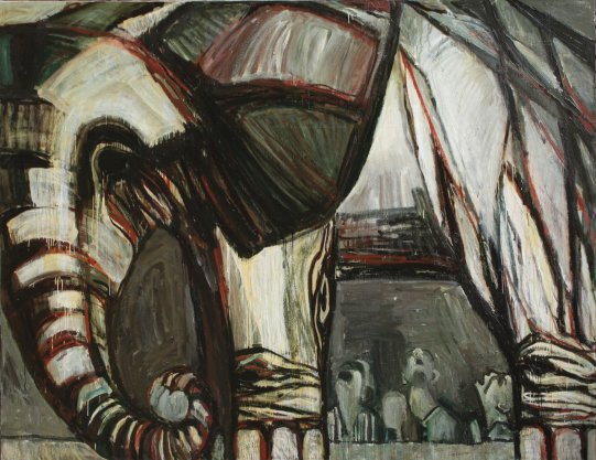 Elephant. 2010 oil, canvas 245x290 (private collection) 